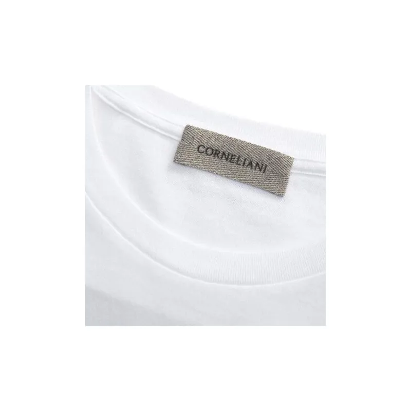 Corneliani T Shirts Men White-4