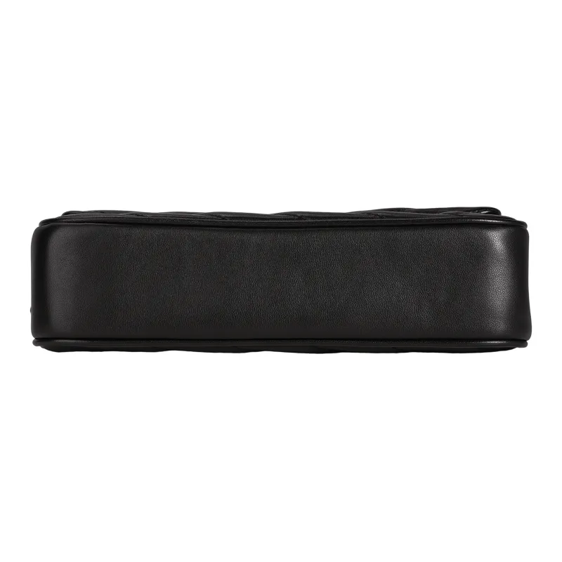 TORY BURCH Kira Leather Envelope Bag, Crossbody Bag, Shoulder Bag Trumpets Women's Black-3