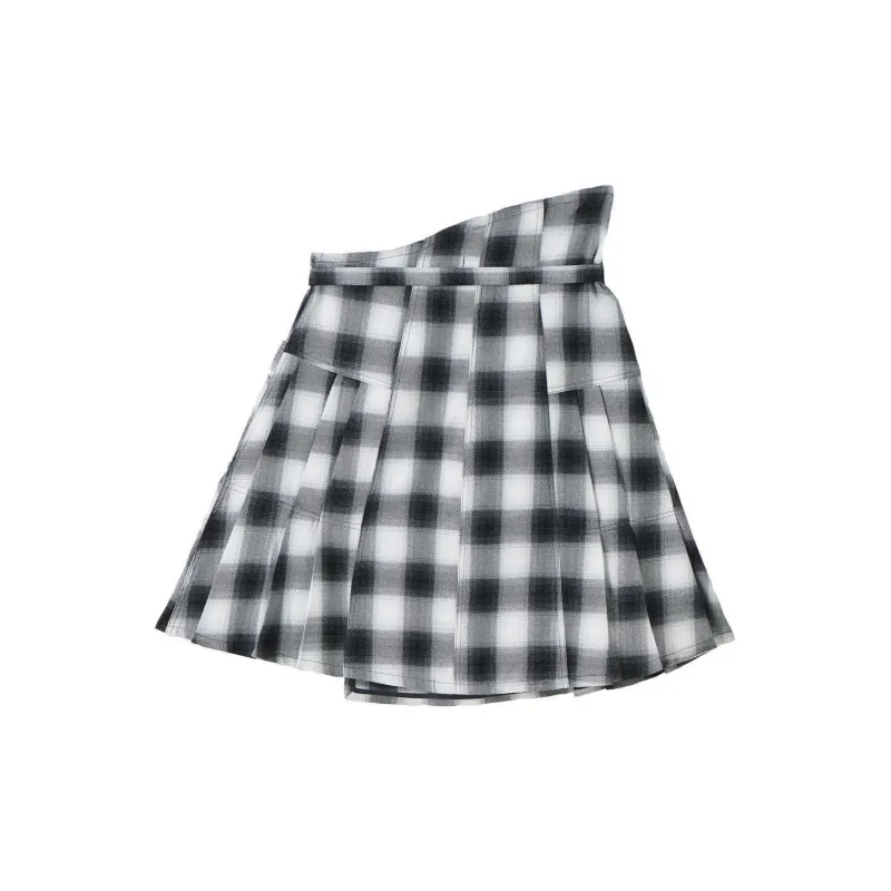 Safarispot COTTAGE FLANNEL WRAP SKIRT Casual Long Skirts Women's BLACK/Black-1