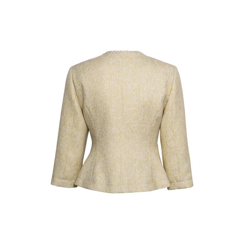 ROEYSHOUSE Jackets Coats Women's Light Yellow-1