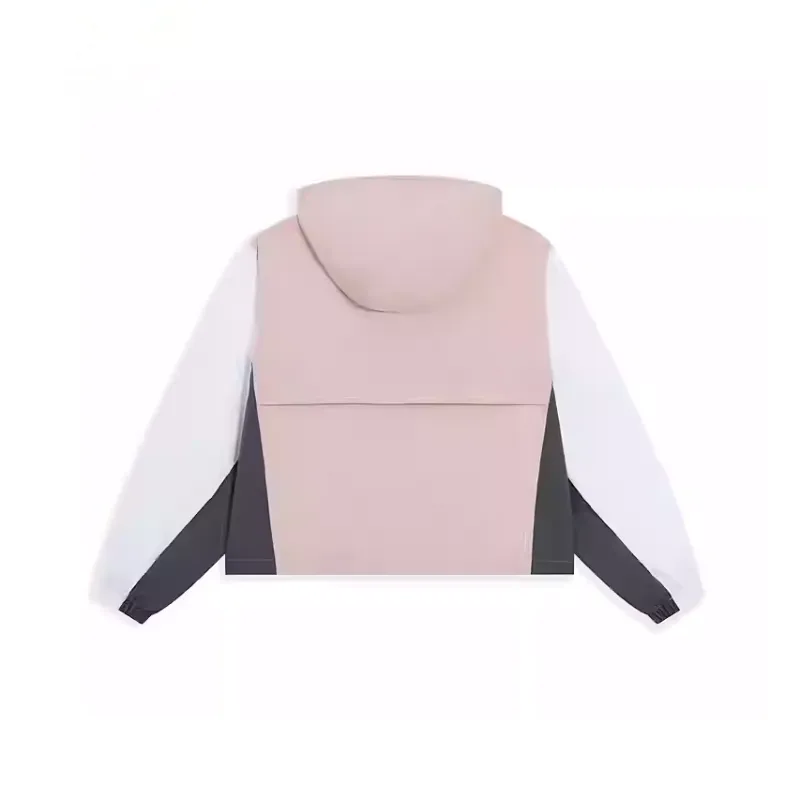 XTEP Sports Life Collection Trench Coat Women's Iron Pink/Pearl White/Iron Gray-1