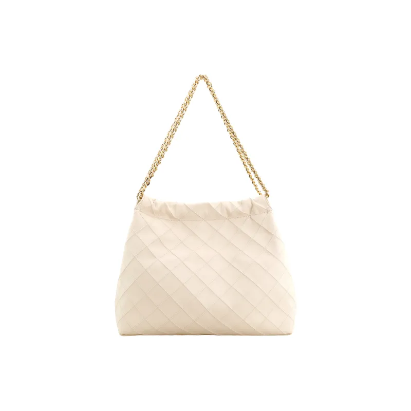 TORY BURCH Leather Handbag, Shoulder Bag Women's Beige-2