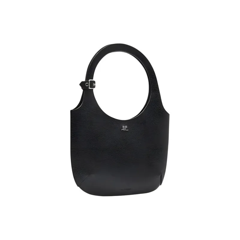 COURREGES Logo Patch Shoulder Bag-1