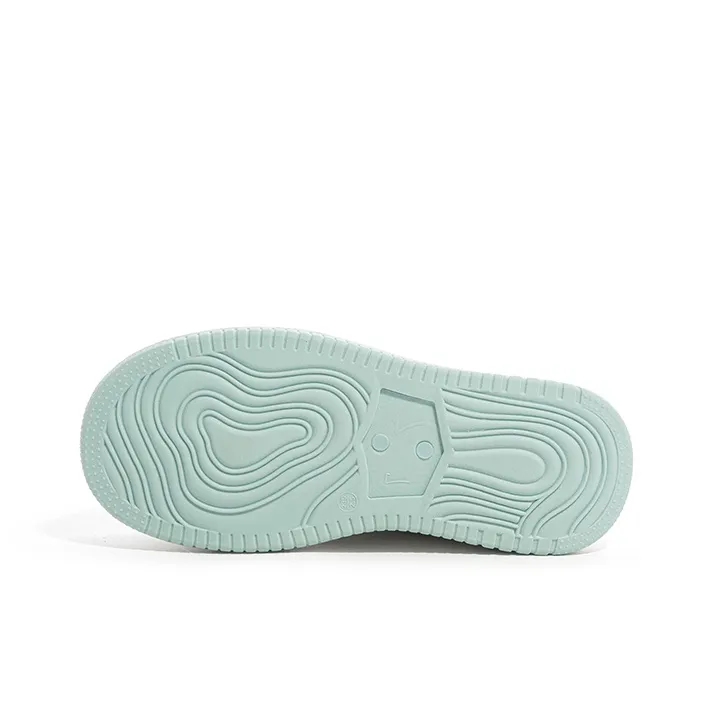 Babaya Anti Slip And Wear Resistant Lightweight Low Top Skateboard Shoes Women's Gray Green-6