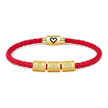 HUIYU Alloy Cow Leather Bracelets Unisex