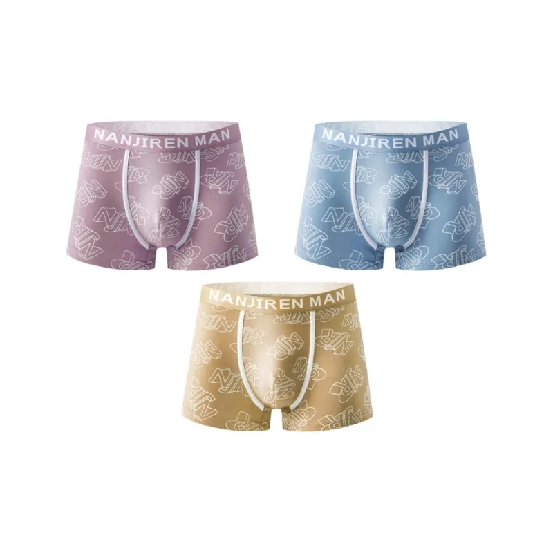 Qiao Ni Tong Underpants Men's 3 Pack-9