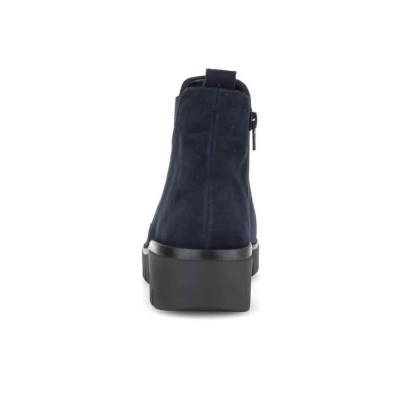 Gabor Comfort Ankle Boots 3.5cm Women's Blue-4