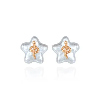LAPTITE Pearl S925 Sterling Silver Stud Hypoallergenic Earrings Women's