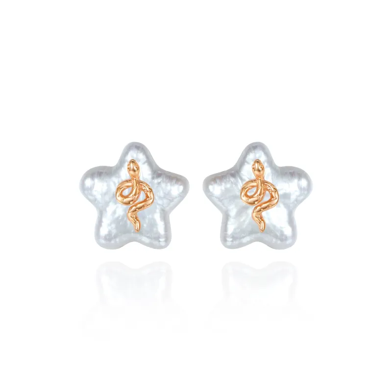 LAPTITE Pearl S925 Sterling Silver Stud Hypoallergenic Earrings Women's-0