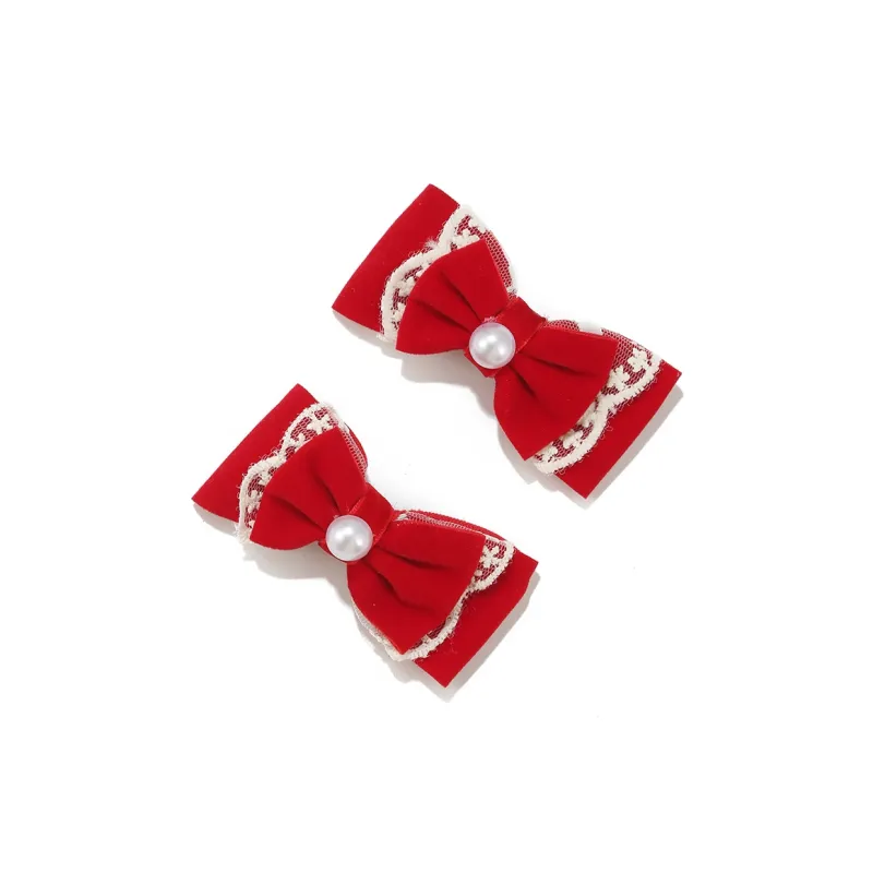 Like A Dream Fabric Hair Clips Women's-11