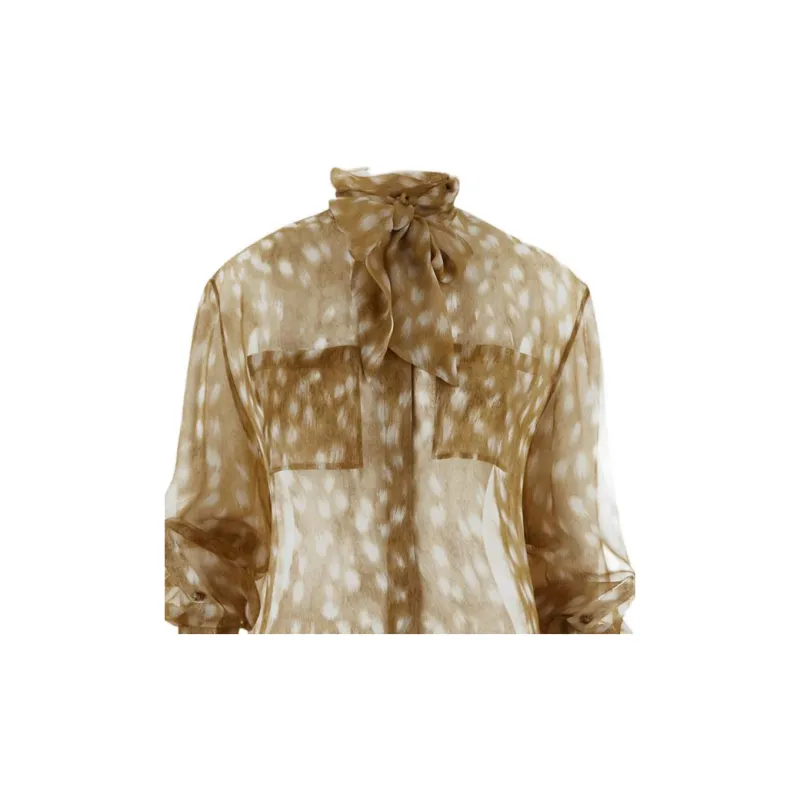 Burberry Shirts Women's Honeys Beige-4