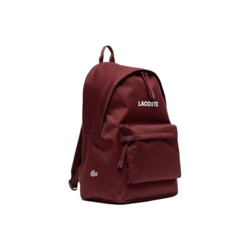 LACOSTE Polyester Backpack Men's Burgundy-1
