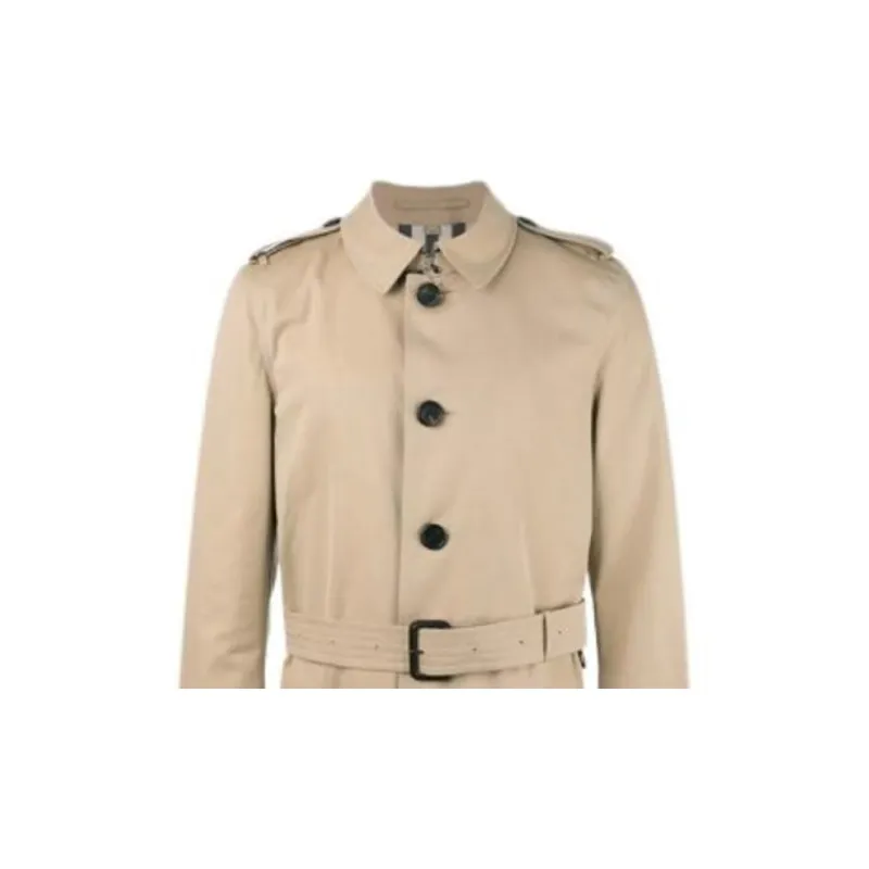 Burberry Coats Men Khaki-3