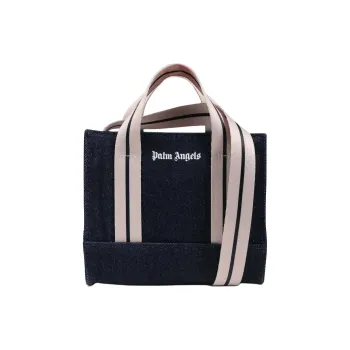 PALM ANGELS Logo Printed Mini Tote Bag