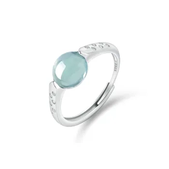 Emerald Ice Glutinous Jadeite Rings Women's
