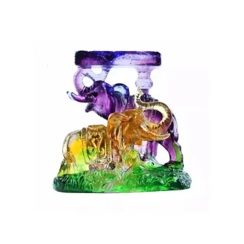 Sweet Kisses Colored Glaze Ornaments Unisex