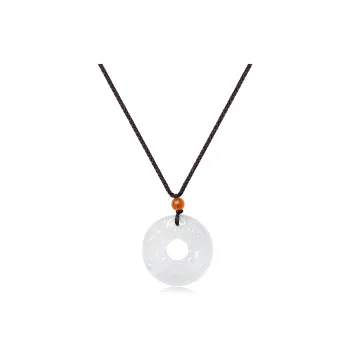 MUSHIFEN Chalcedony Jade Necklaces Unisex