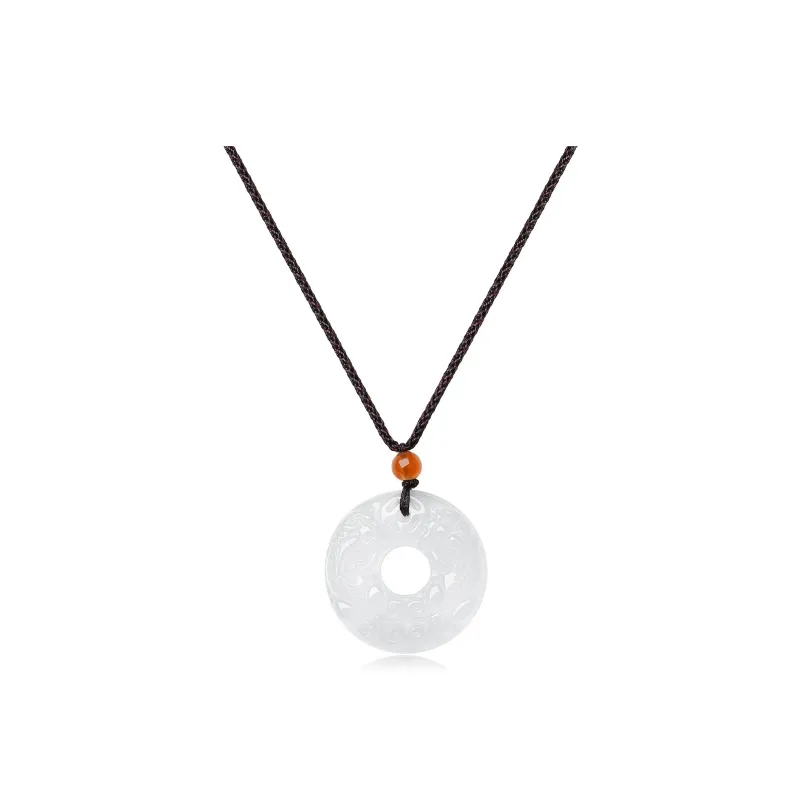 MUSHIFEN Chalcedony Jade Necklaces Unisex-0