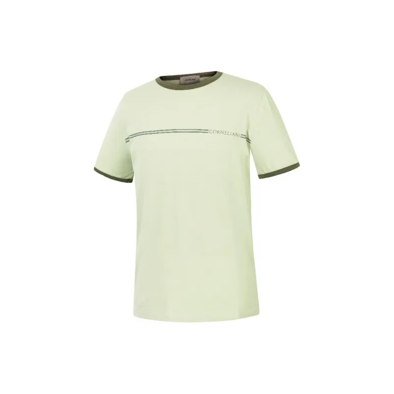 Corneliani T Shirts Men Green-2