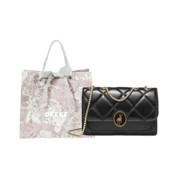 OKEKE PU Shoulder Bag Women's Black
