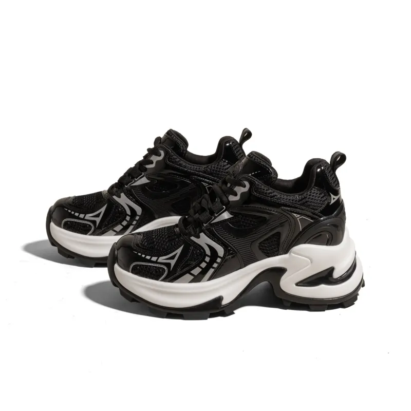 KODI Wear-resistant Lightweight Breathable And Non-slip. Low-Top Chunky Sneakers Women's-12