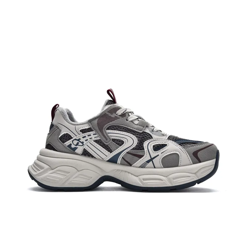 MISTERY Breathable Lightweight Low-Top Chunky Sneakers Women's-19