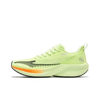 Erke Lightweight Cushioning Rebound Low Top Running Shoes Men's Fluorescent Mint Green