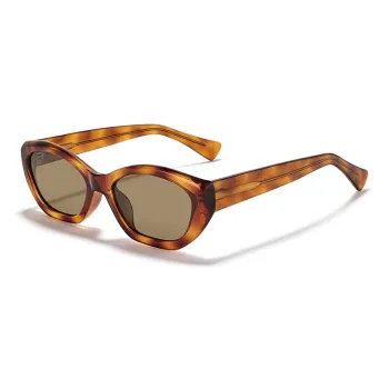 Sagawa TR/Memory Plastic Plate Cat Eye Sunglasses Unisex