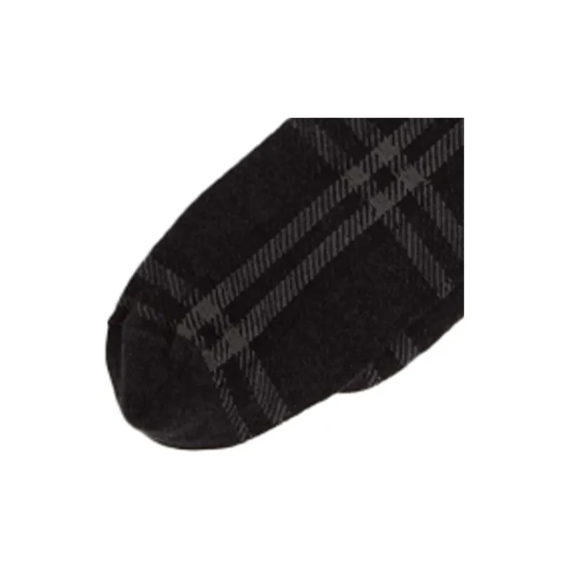 Burberry Check Intarsia Technical Socks 'Dark Charcoal'-4