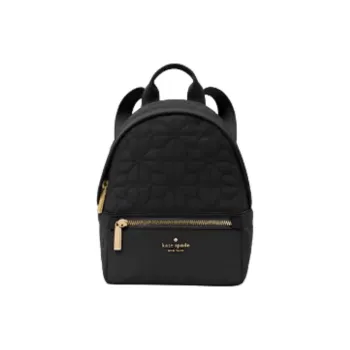 Kate Spade Spade Flower Fabric Backpack Mini Women's Black
