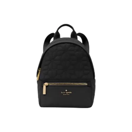Kate Spade Spade Flower Fabric Backpack Mini Women's Black