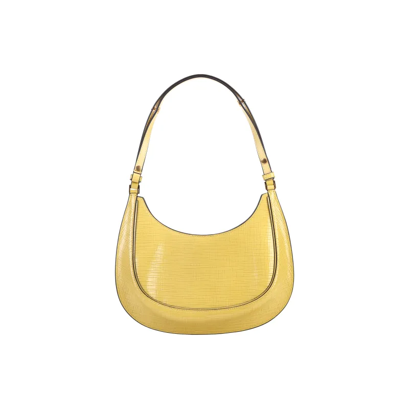 TORY BURCH Robinson Cow Leather Crescent Bag Handbag Shoulder Bag Women's Yellow-2