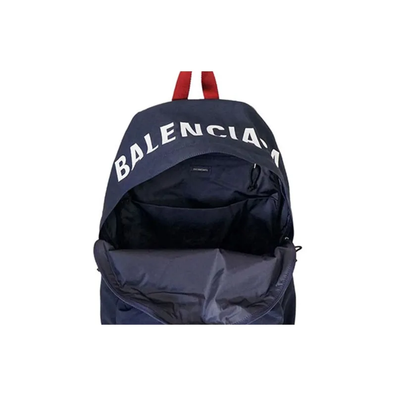 Balenciaga Nylon Backpack Men's Dark Blue-4