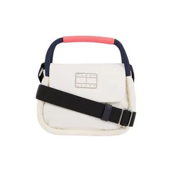 Tommy Hilfiger Nylon With Polyurethane Shoulder Bag, Crossbody Bag, Handbag Women's White