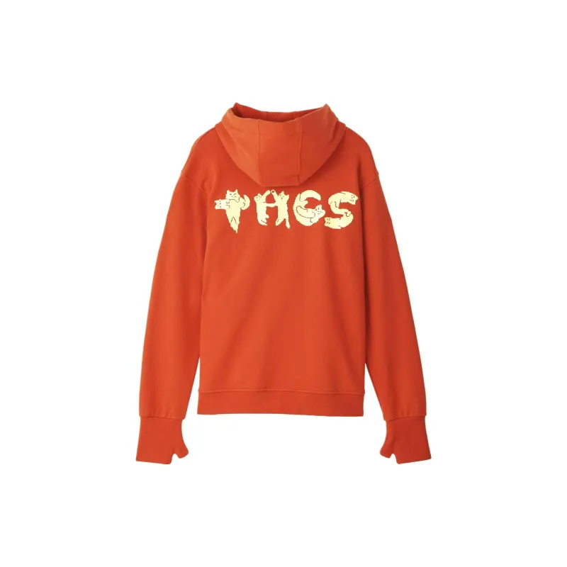 Safarispot CATHY AND BROOK STORY GLOVE HOODIE Sweatshirt Men's Orange/Orange-1
