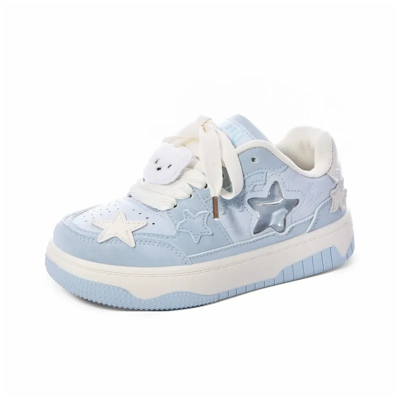 OAOQ Cushioning, Abrasion Resistant, Lightweight, And Breathable Low Top Skateboard Shoes Women's-6