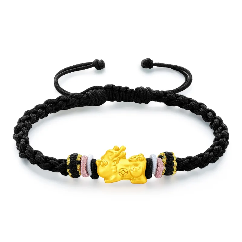 Lao Feng Xiang S990 Silver Bracelets Unisex-5