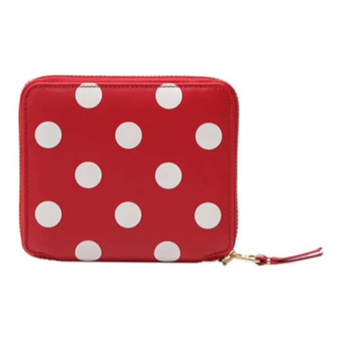 CDG Leather Wallet Regular Men's Red-2
