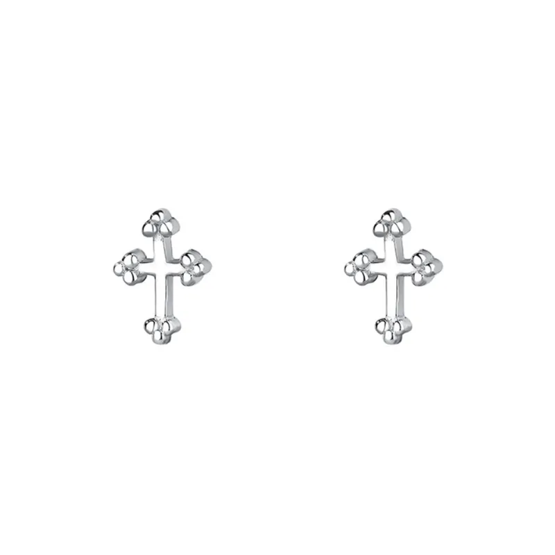 Asia Star 999 Fine Silver Stud Earrings Women's-0
