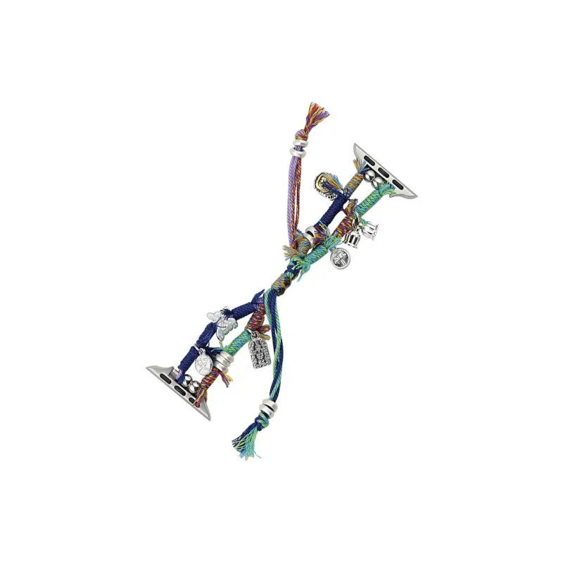 Warbler Dew Apple Compatibility Watch Band Woven Pull Cord Material-1