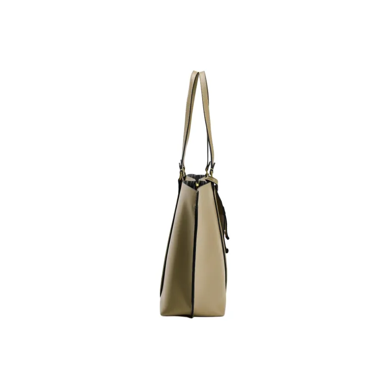 ZARA PU Tote Bag Shopping Bag Handbag Shoulder Bag Women's Green-2