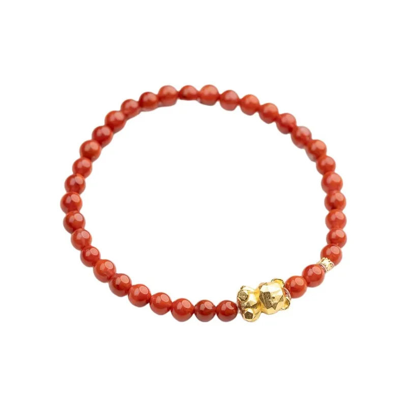 Xianyuan Southern Red Agate Bracelets Unisex-0