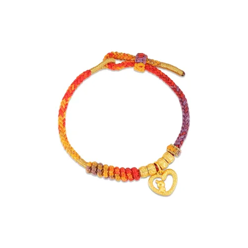 Old Fu Gold Intangible Heritage Hand Woven Lanyard, Bracelet Women's