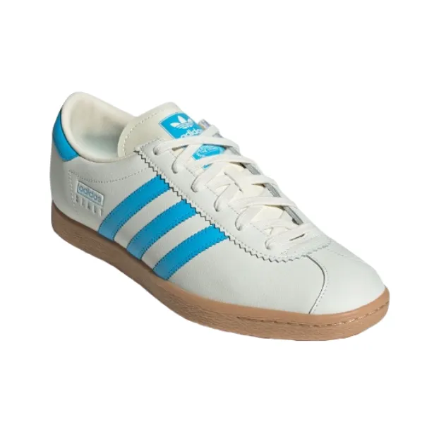 Adidas Originals Stadt Non slip Lightweight Low Top Skateboard Shoes Unisex White Blue-2