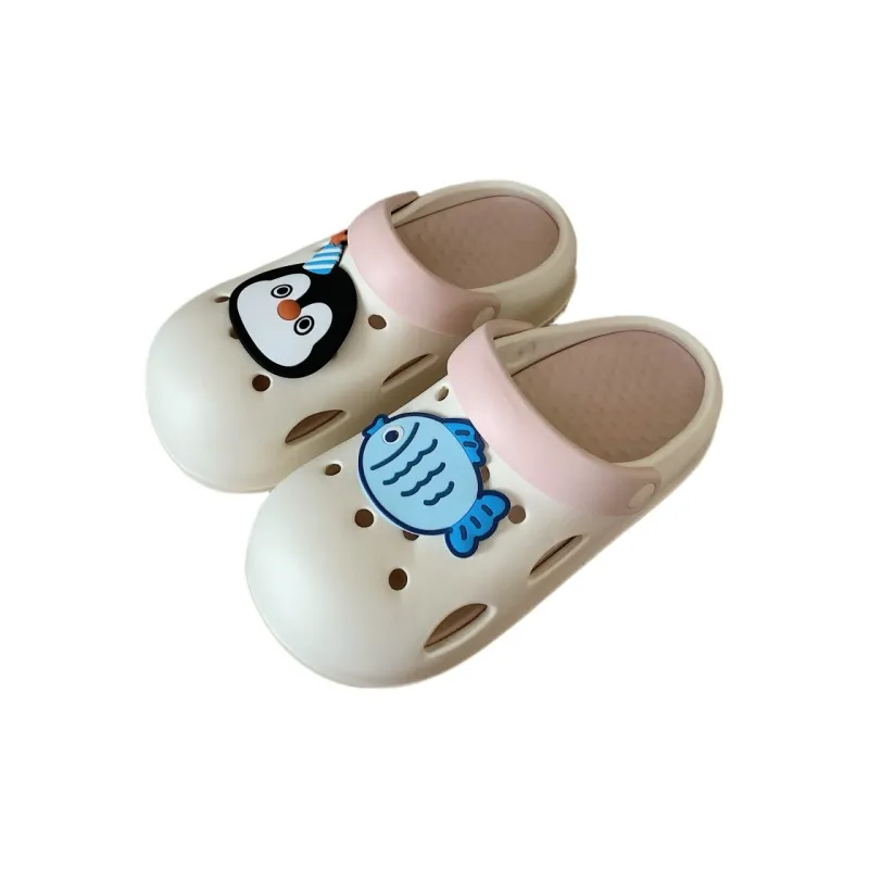 SHIGUDE Slippers Women's, Black White-6