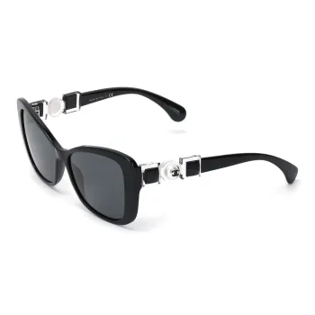 CHANEL Sunglasses Women's Black