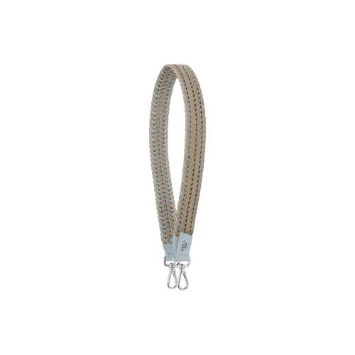 FENDI Calfskin Bag Shoulder Strap Women's Light Blue