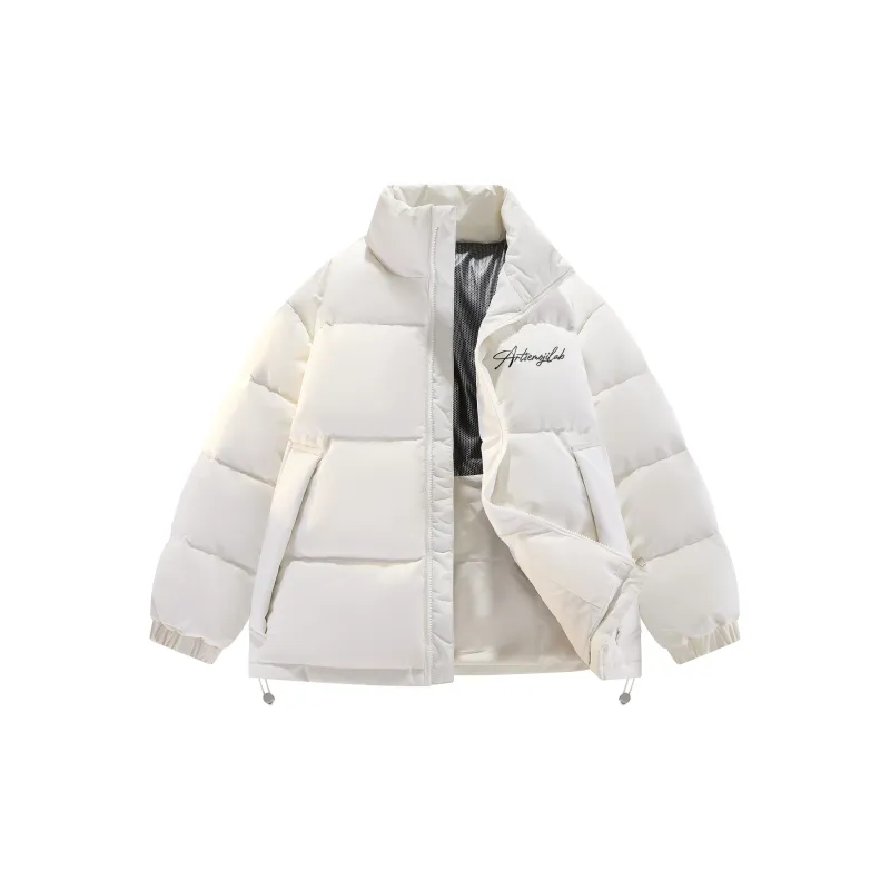 Emoji Down Jacket Unisex Black Red-1