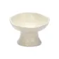 Petal Raised Base Angled Edge-Custard
