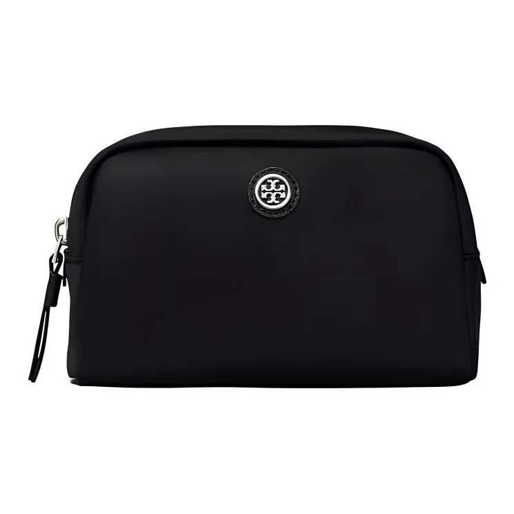 TORY BURCH Recycled Nylon Makeup Bag Women's Black-0